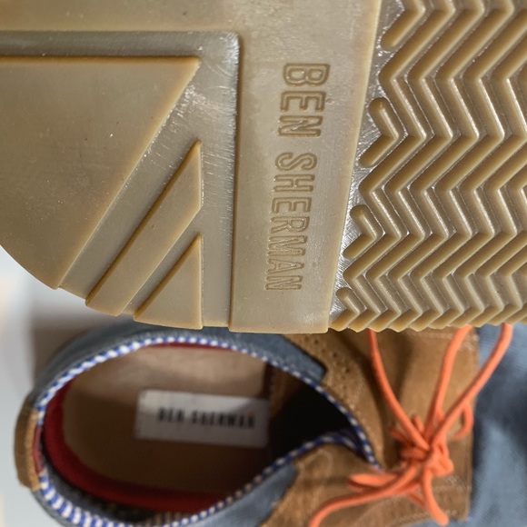 Ben Sherman | Blue & Brown Oxfords Men’s Shoes 7 - Picture 4 of 6